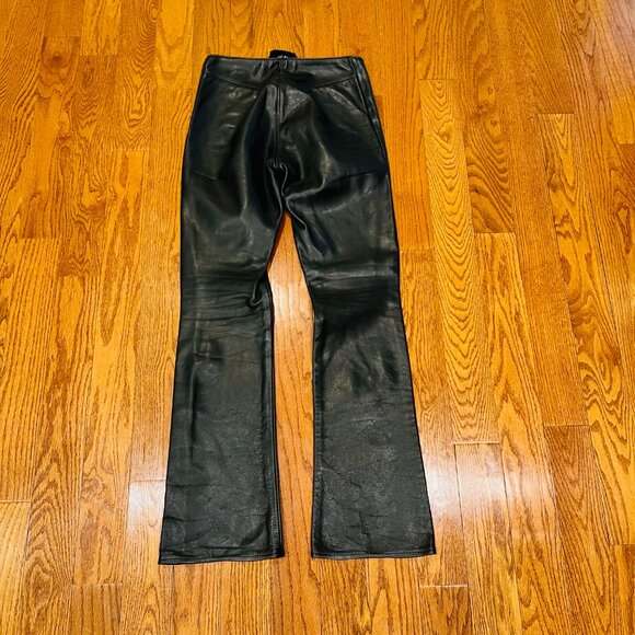 Vintage Agatha Blois Custom Leather Womens Pants Original - Picture 5 of 16